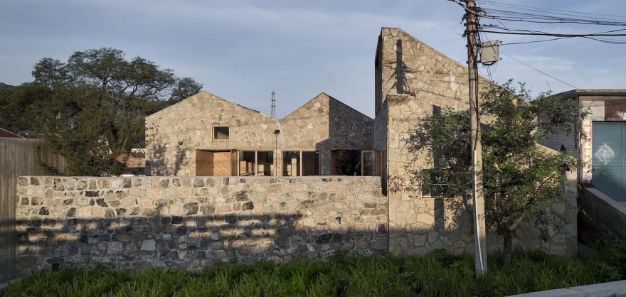 折叠式屋顶庭院住宅丨中国北京丨MAT Office-13