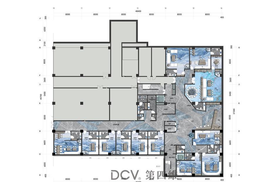 西安-阎良 · 格兰荟KTV室内外装修-15