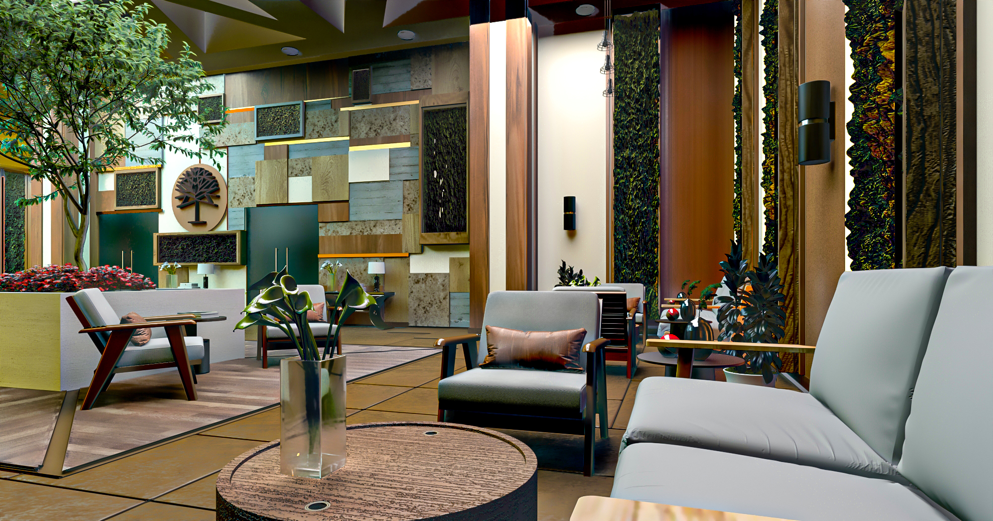 Hotel Designe (Reception - Bed room - Main Restraunt)-2