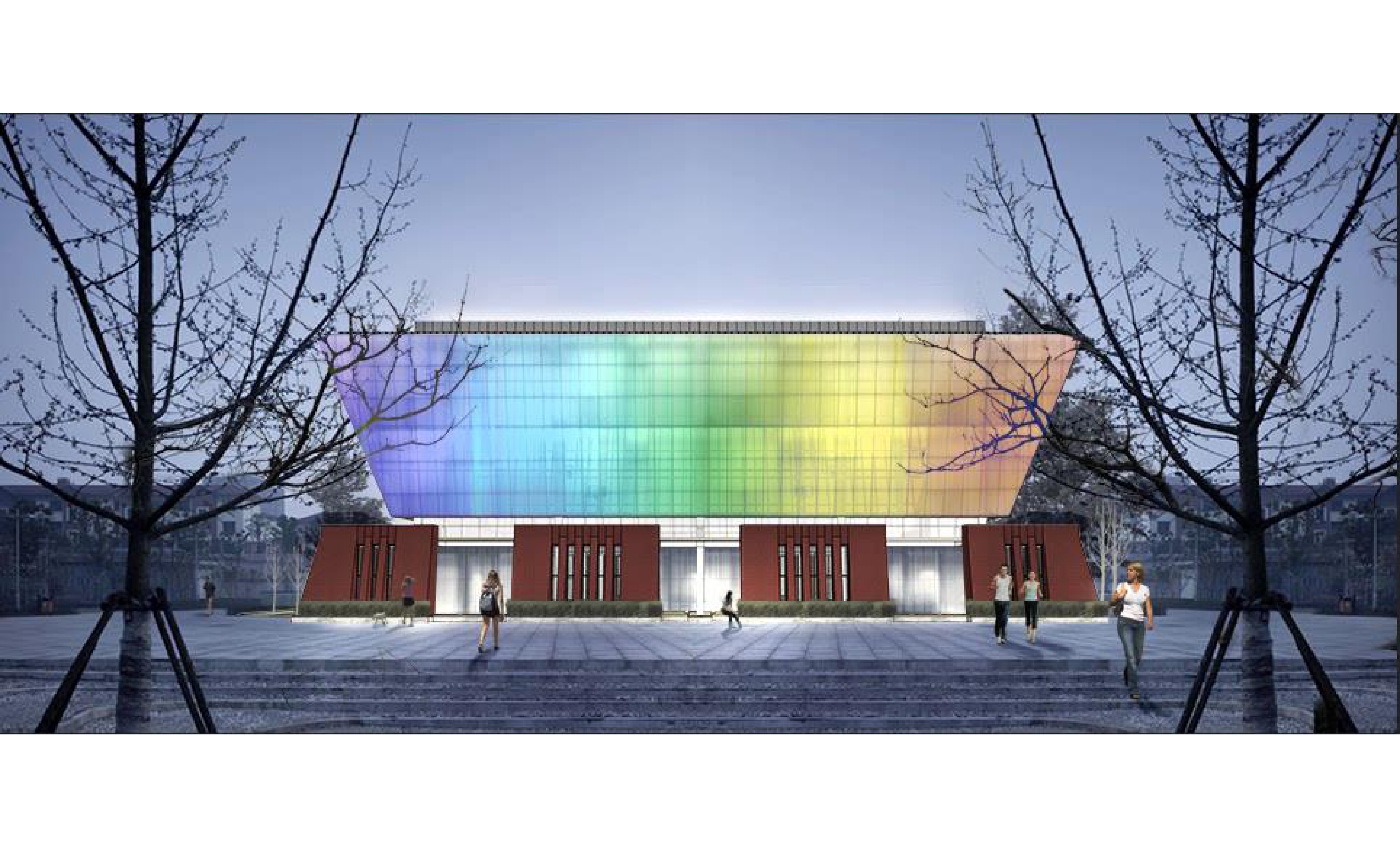 西安思源学院体育馆概念设计丨中国西安丨Lee Xin,Giacomo Liviabella-46