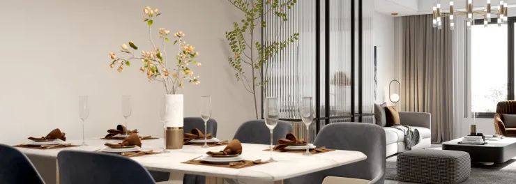 仁和世代春天 150㎡现代风,简约贵气空间解读-0