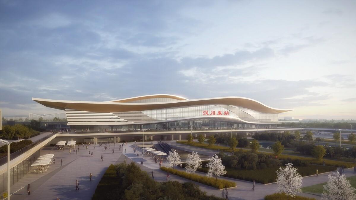 新建沪渝蓉高铁武宜段·汉川东站丨中国湖北丨中南建筑设计院股份有限公司-18