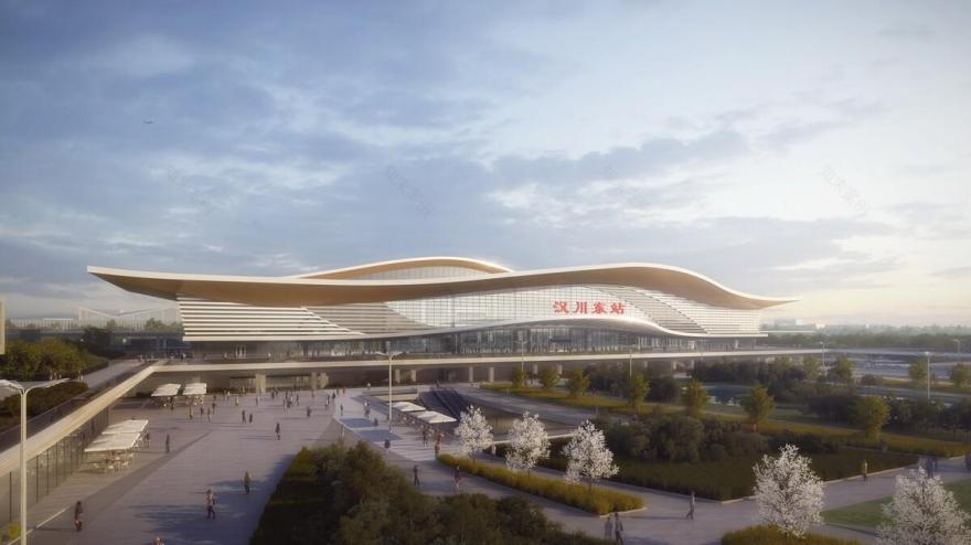 新建沪渝蓉高铁武宜段·汉川东站丨中国湖北丨中南建筑设计院股份有限公司-18