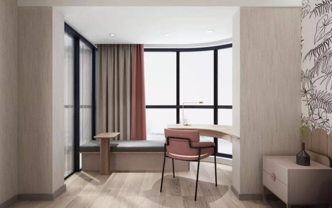 温馨江阴家庭，原木暖灰构生活温度-46