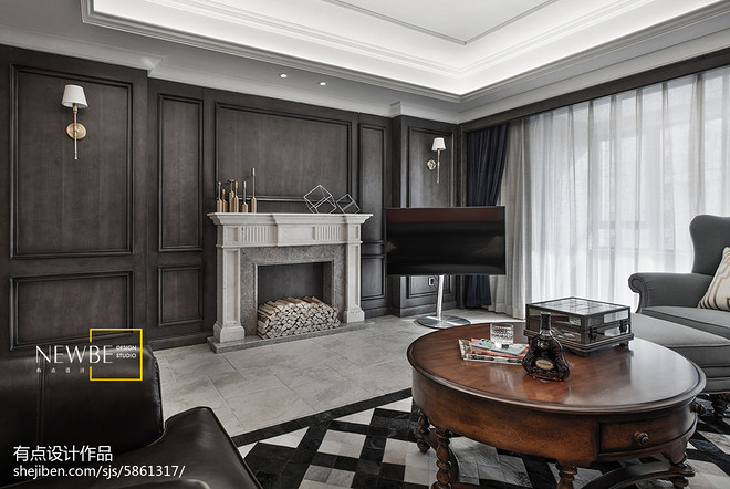 三居245平米装修案例《New England》丨有点设计-10