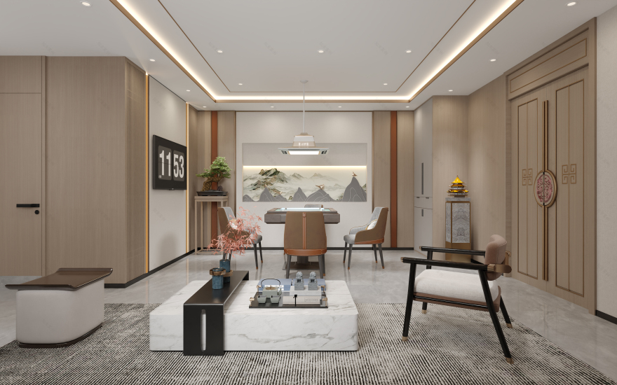 银川钏拾叁茶楼装修设计丨中国银川丨银川装修公司-51