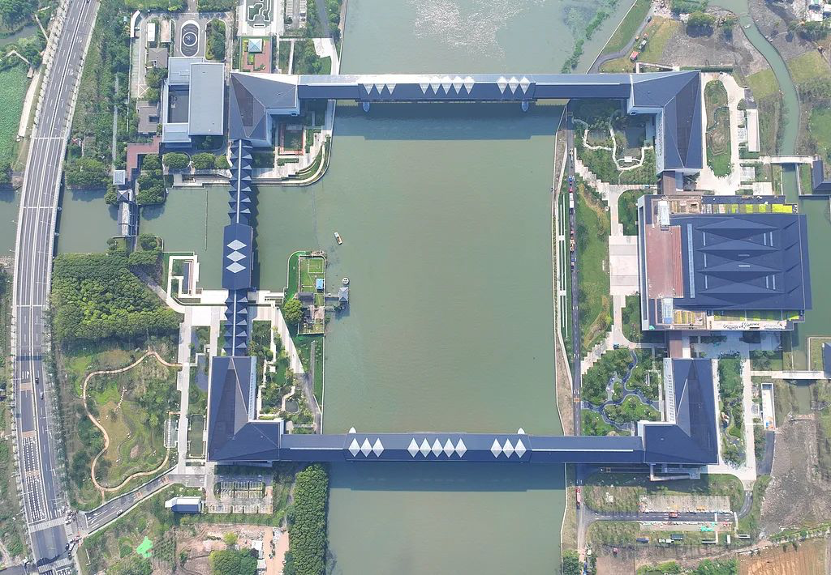 段进院士参加央视总台《生态中国》节目介绍长三角水乡客厅方厅水院设计理念-61