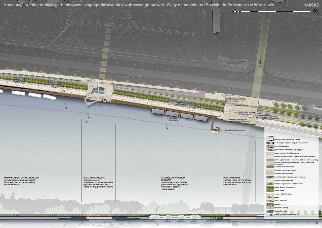 波兰华沙维斯瓦河左岸滨水空间设计-22