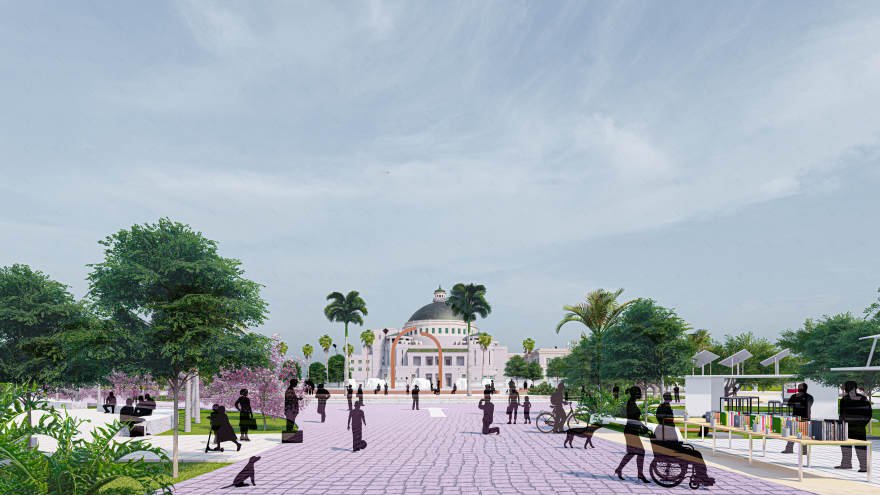 超时景观丨开罗大学工程学院建筑系-13