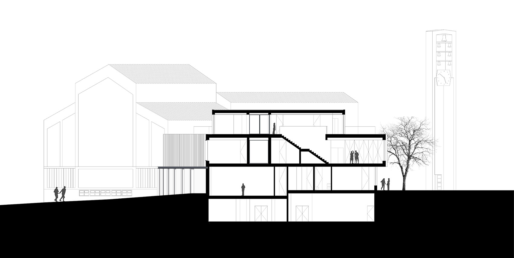 田园牧歌，莫什卡维迪的宗教中心，葡萄牙 / Plano Humano Arquitectos-149