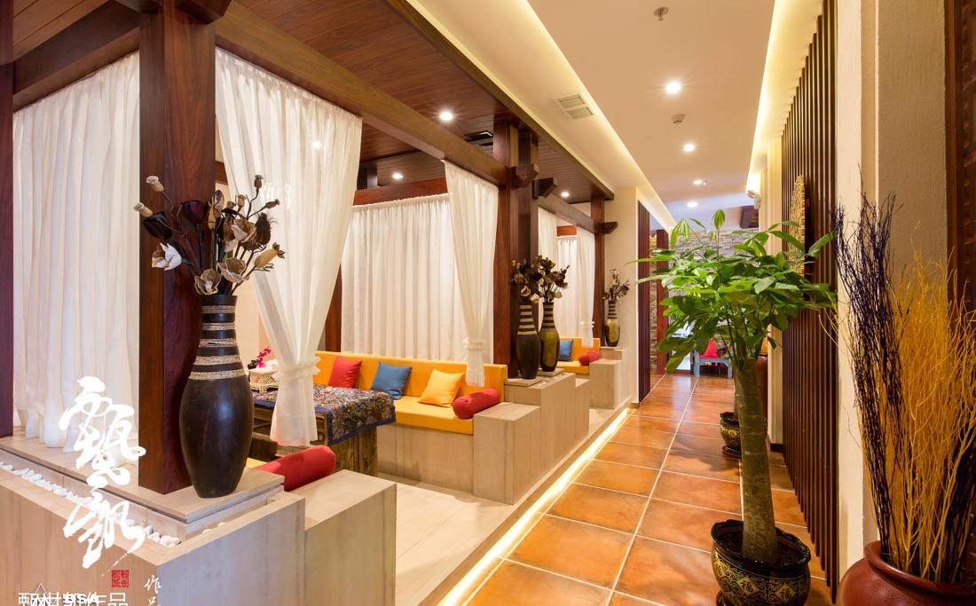 瑜伽馆丨甄世凯设计—【优雅.东方】鞍山市摩力瑜伽-25