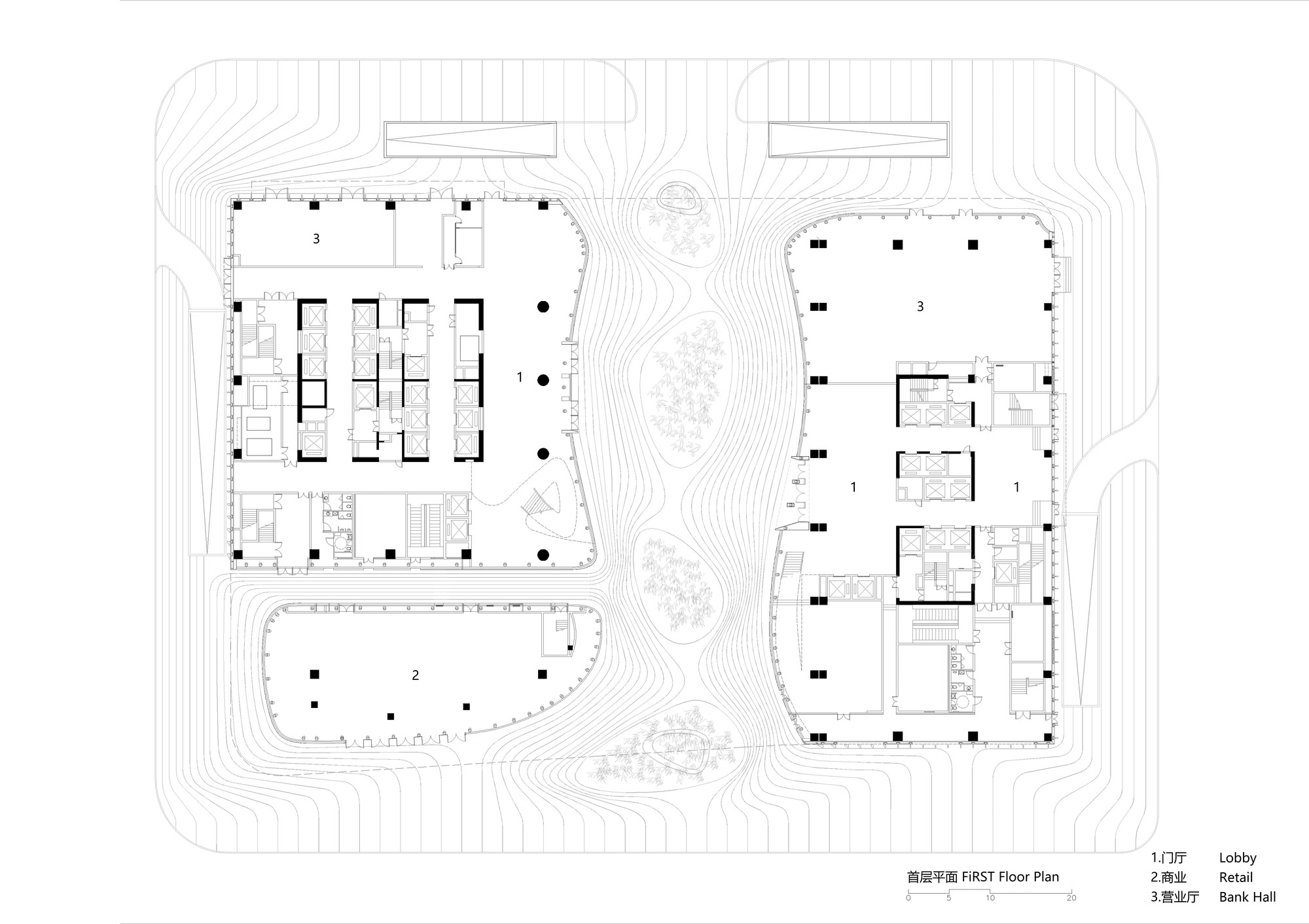 ZHUBO DESIGN丨办公建筑丨CDB Bank & Minsheng Bank Financial Building-36