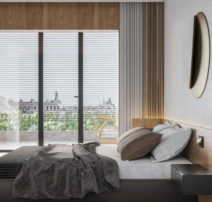 北京海淀 67 平米旧房简约风改造,自然舒适的生活空间-18