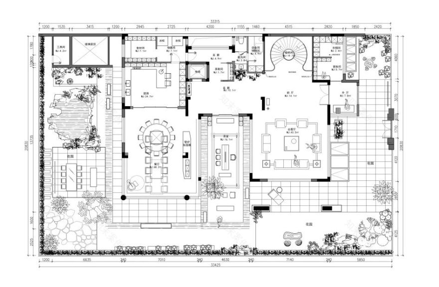 别墅《鸢翥》丨中国武汉丨苏州庐影室内设计工作室-7