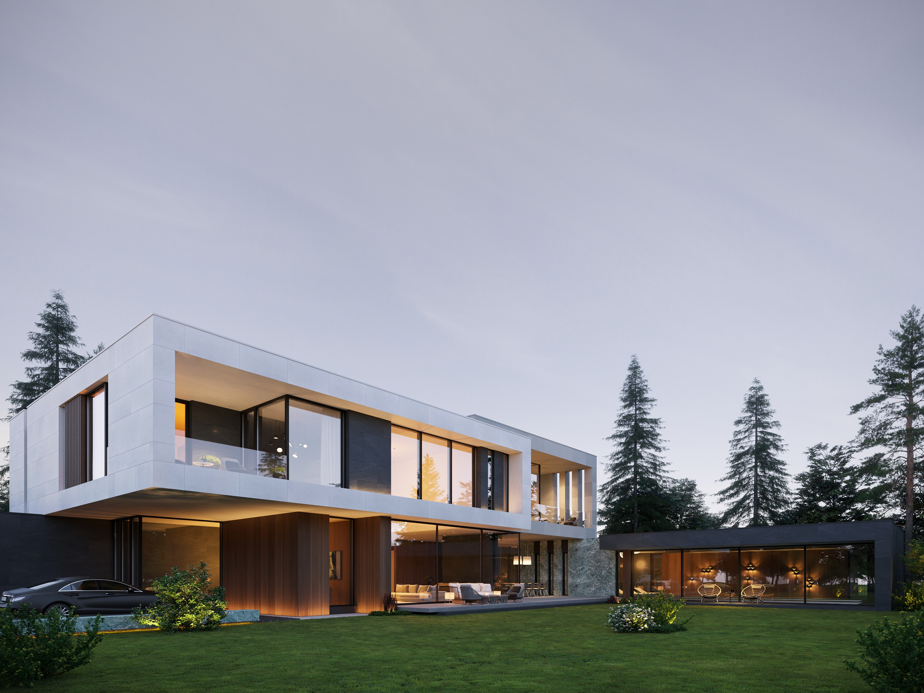 圣彼得堡附近的现代别墅丨俄罗斯圣彼得堡-4