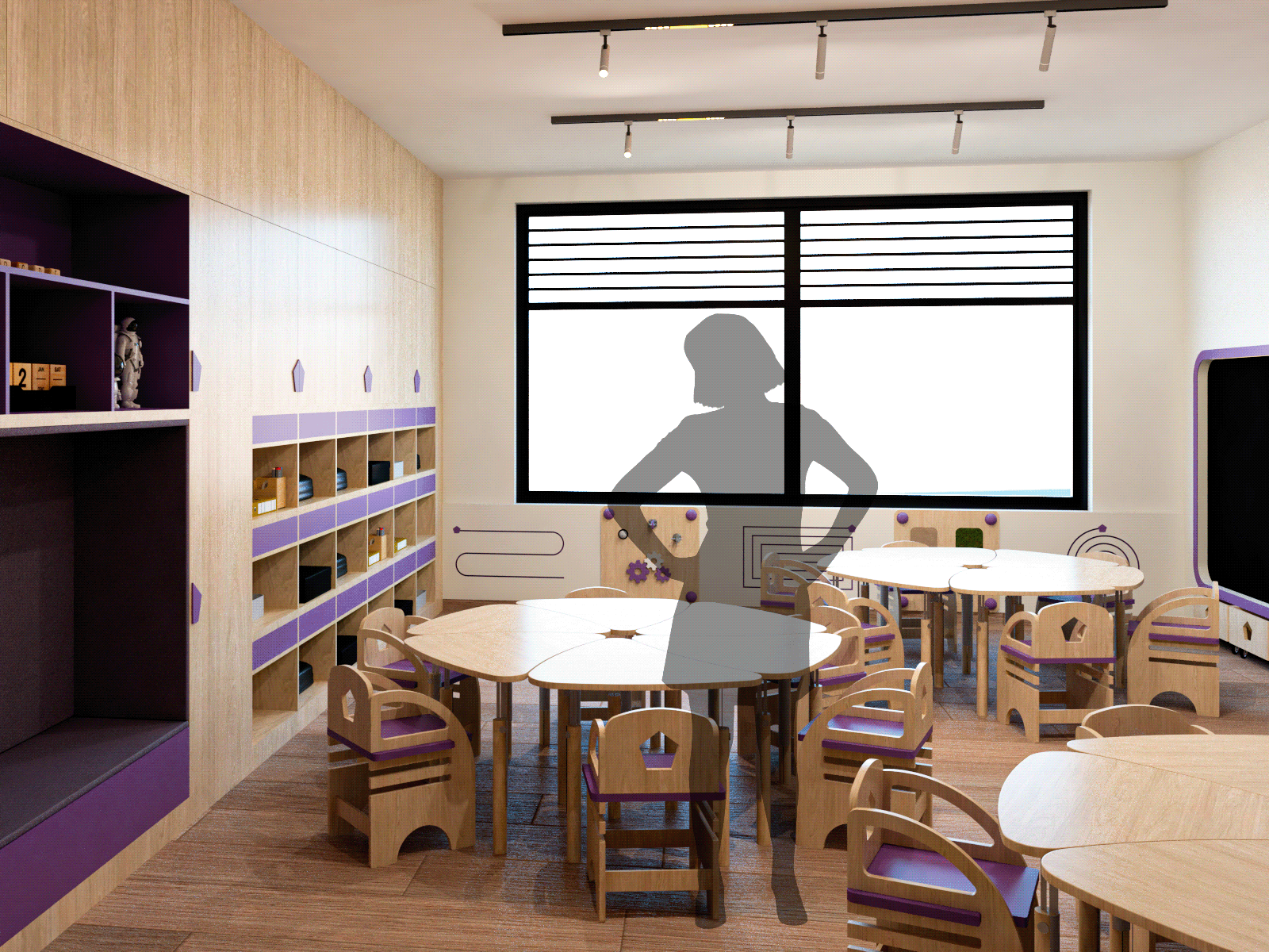 SUPER BABIES GYM室内设计项目-30