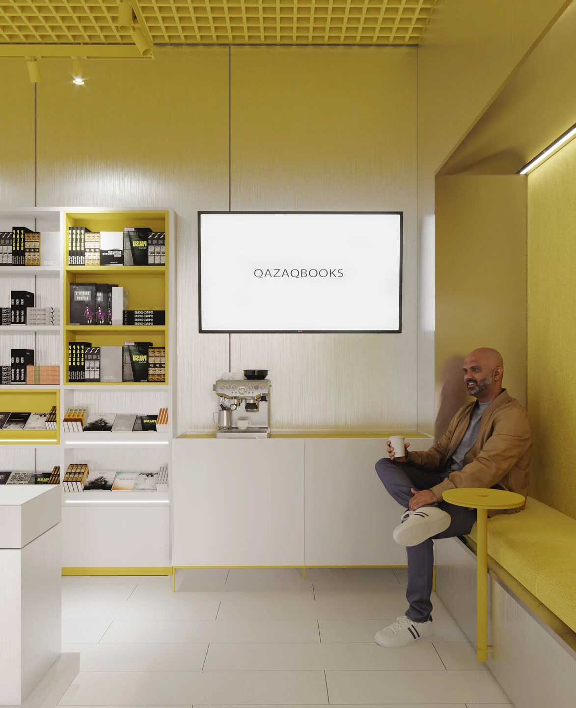 书店室内设计丨哈萨克斯坦丨Kvadrat Architects-23