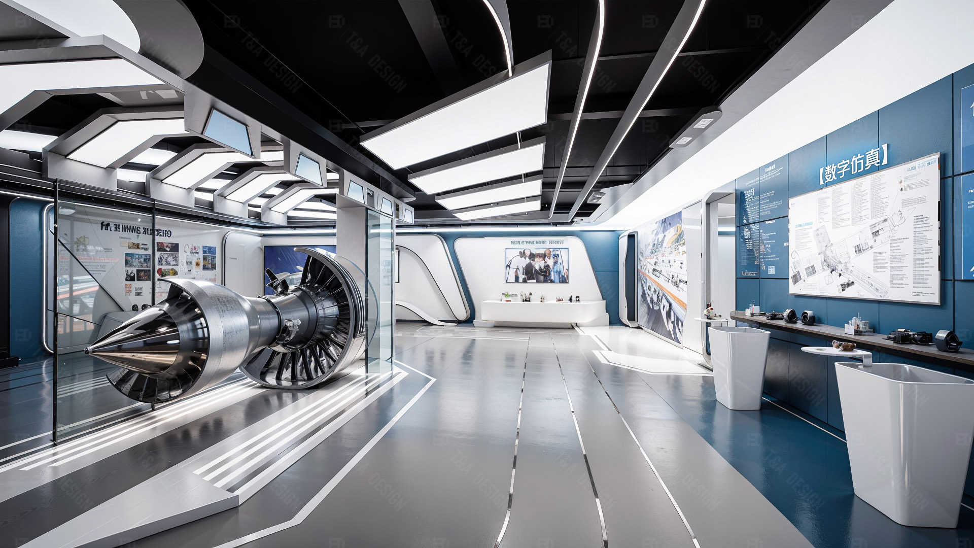 航天企业展厅-13