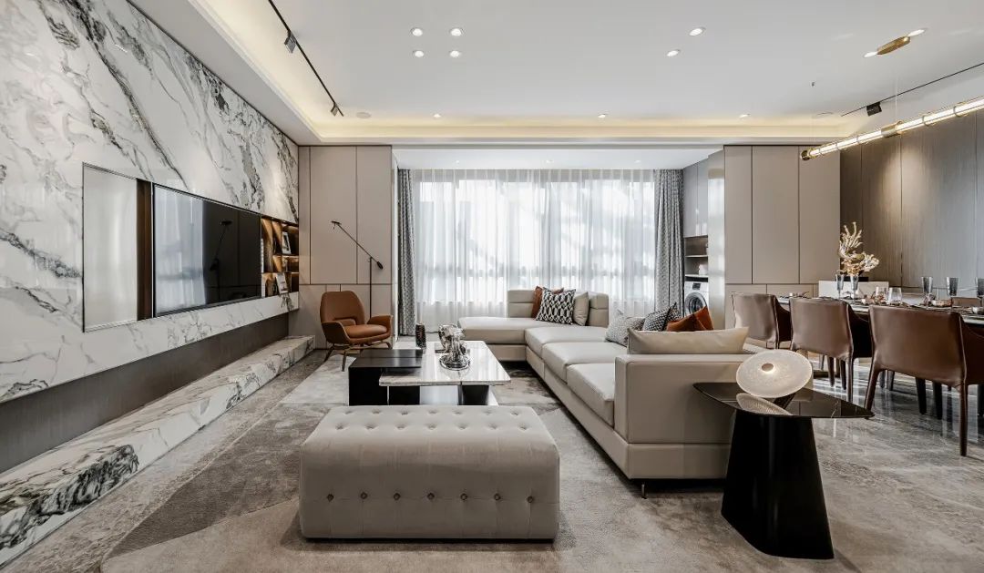 隆基泰和·紫樾宸府样板间丨中国天津丨元禾大千（软装）,北京集意宴空间设计有限公司（硬装）-4