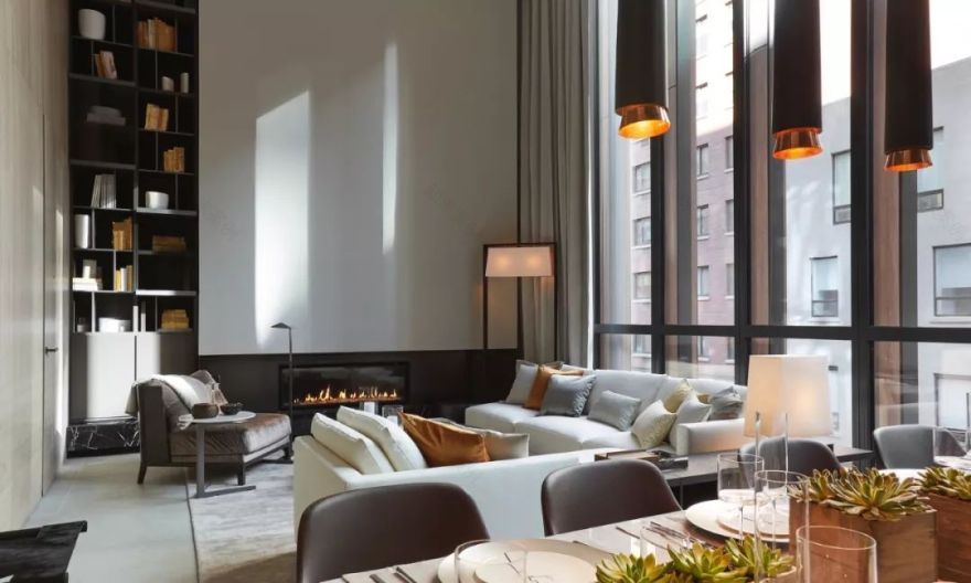 SCDA 新作颠覆住宅设计,曼哈顿顶层复式亮相!-58