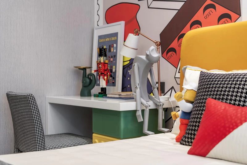 上善若水 | 鸿坤理想城上叠样板间的赖特式有机设计-48