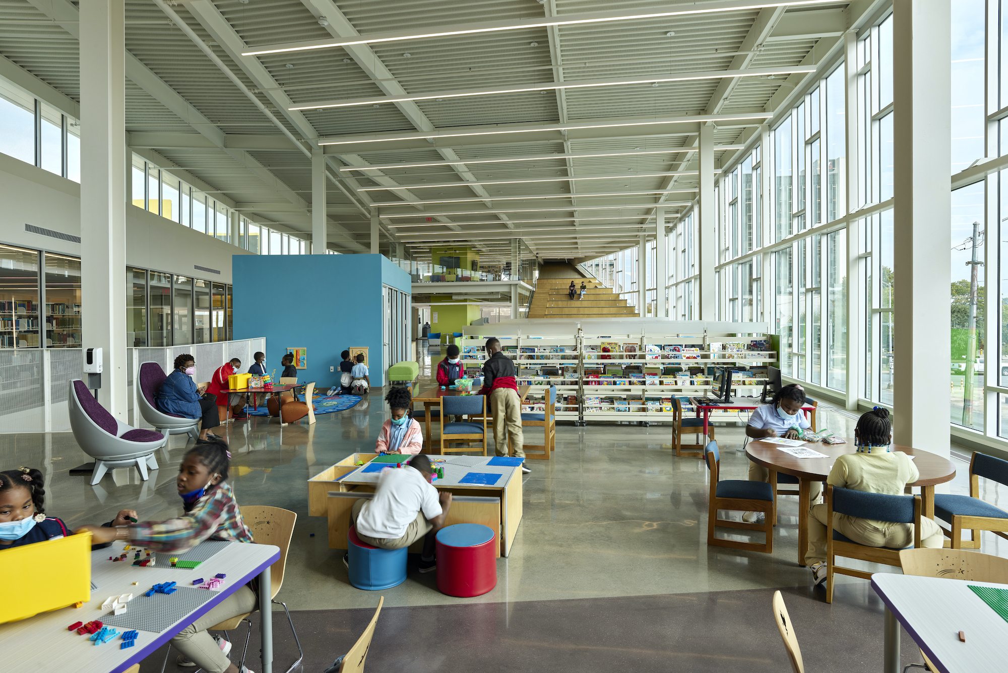 松布拉夫主图书馆丨美国丨Polk Stanley Wilcox Architects-27