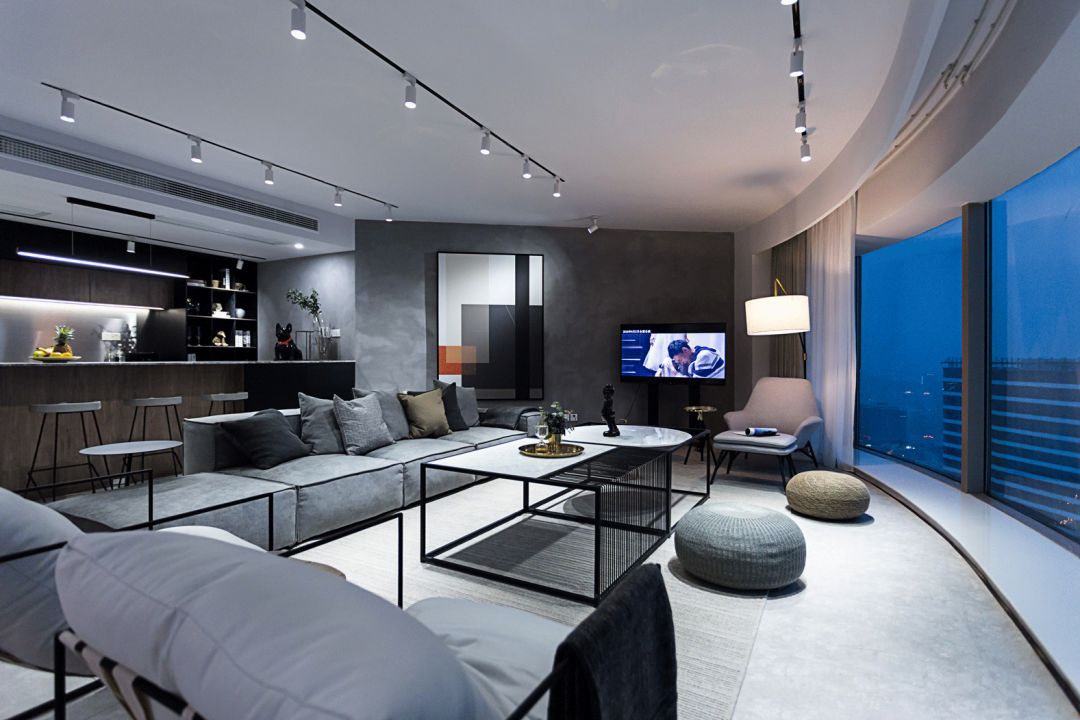 世茂滨江花园 40 万出租房装修，打造大气观景空间-126