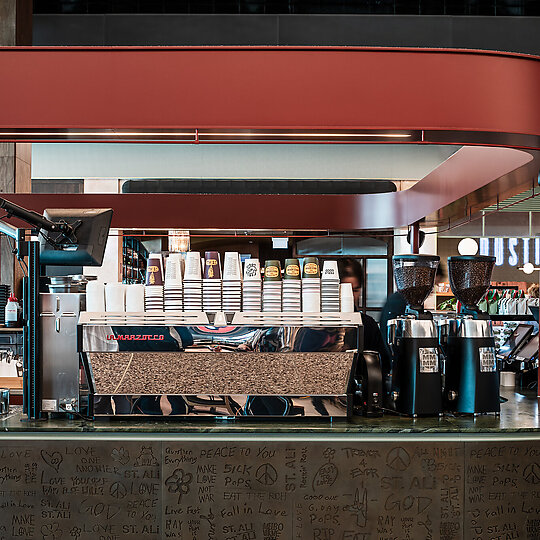 ST. ALi Kiosk Melbourne Airport by Jackson Clements Burrows Architects | Australian Interior Design Awards-3