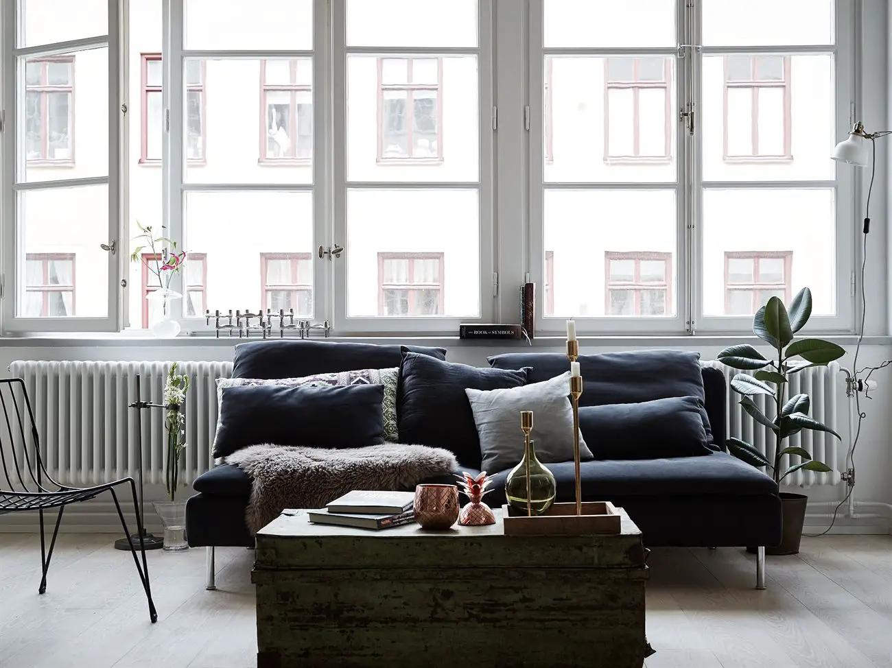 瑞典旧巧克力工厂改造的工业风公寓-3