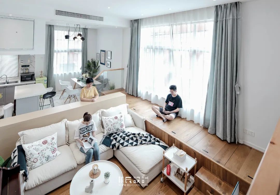 爆改二十年错层老房，暗双层变阳光三层，空间看起来大一倍-1