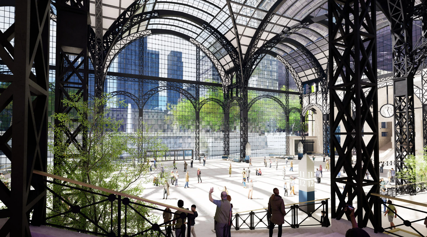 纽约宾夕法尼亚车站古典建筑复兴项目丨美国宾夕法尼亚丨由Alexandros Washburn带领团队（未明确机构）-5