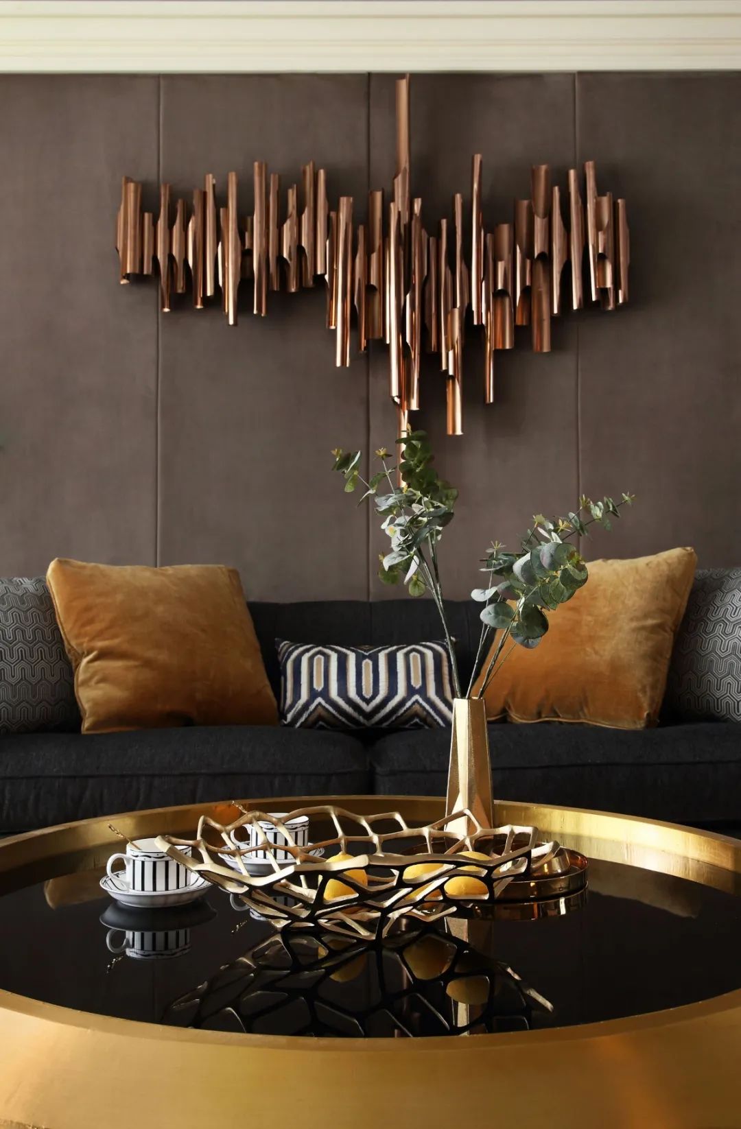 轻奢风案例｜三室一厅学会这样装，分分钟变身豪宅！-41