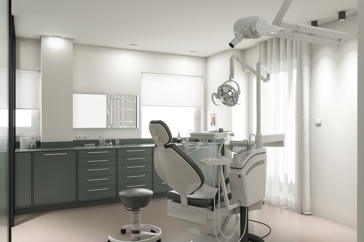 Anastasiya Gushchina丨诊所丨Dental clinic interior, for Yiannis Stamou Architect-1