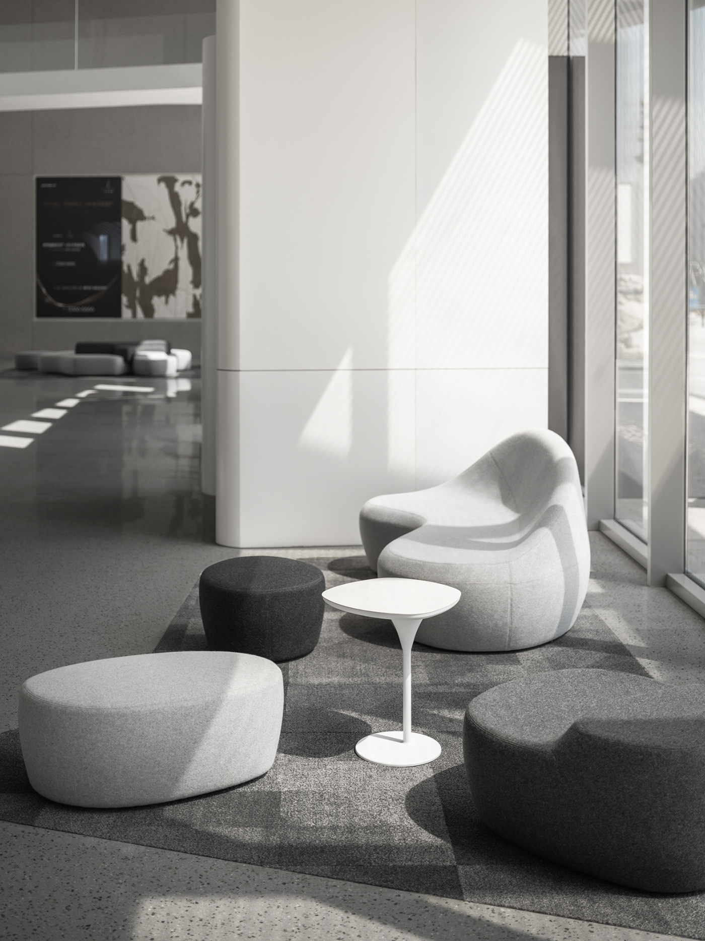 国润城 F1 写字楼大堂丨中国西安丨HONG Designworks-26