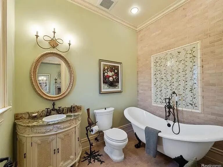 豪宅鉴赏｜密歇根湖畔的意大利风情庄园-33