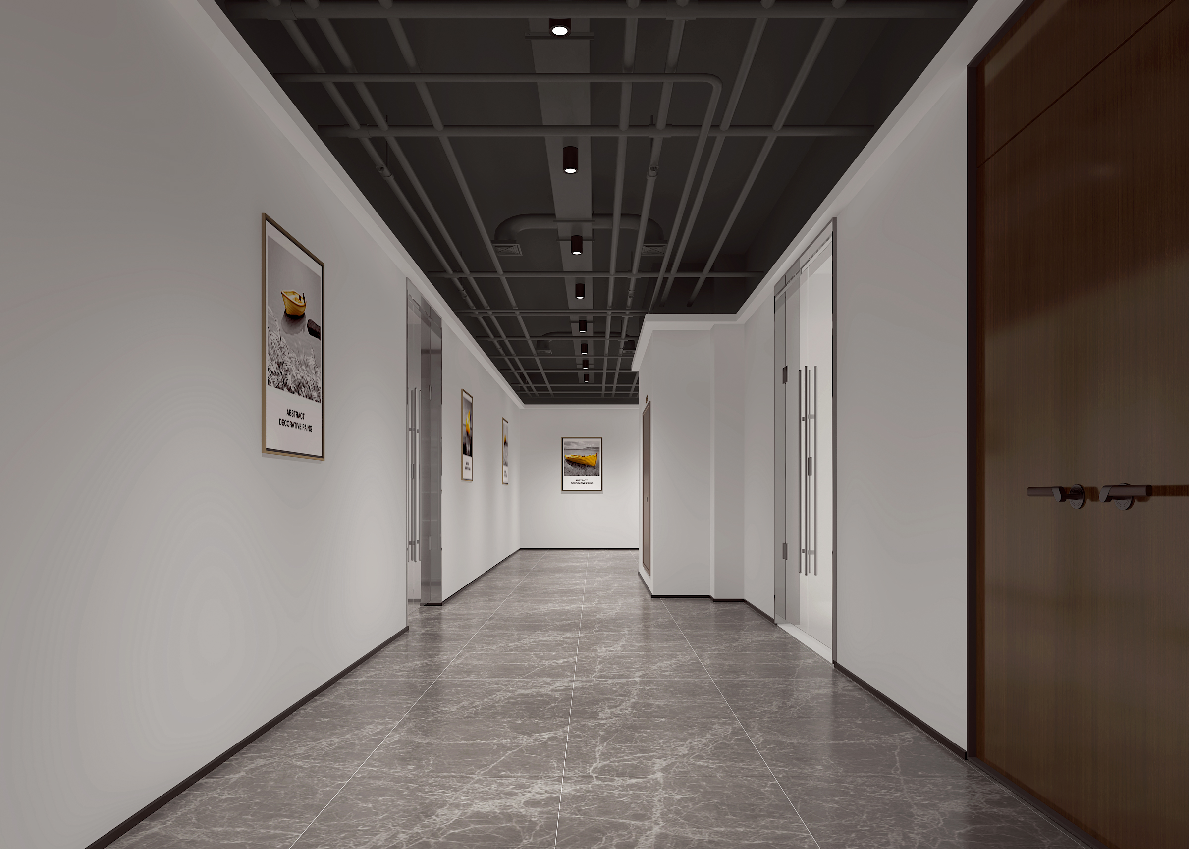 坤达江山筑物业办公室装修设计丨中国丨腾升建筑装饰股份有限公司-5