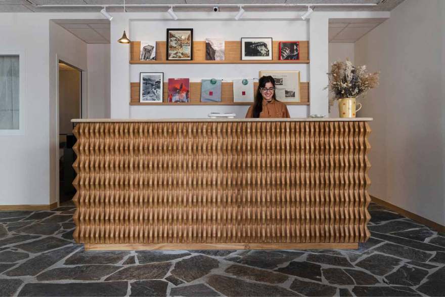 Mobilier des communs de l’hôtel la Couronne à Chamonix | Poitoux-21