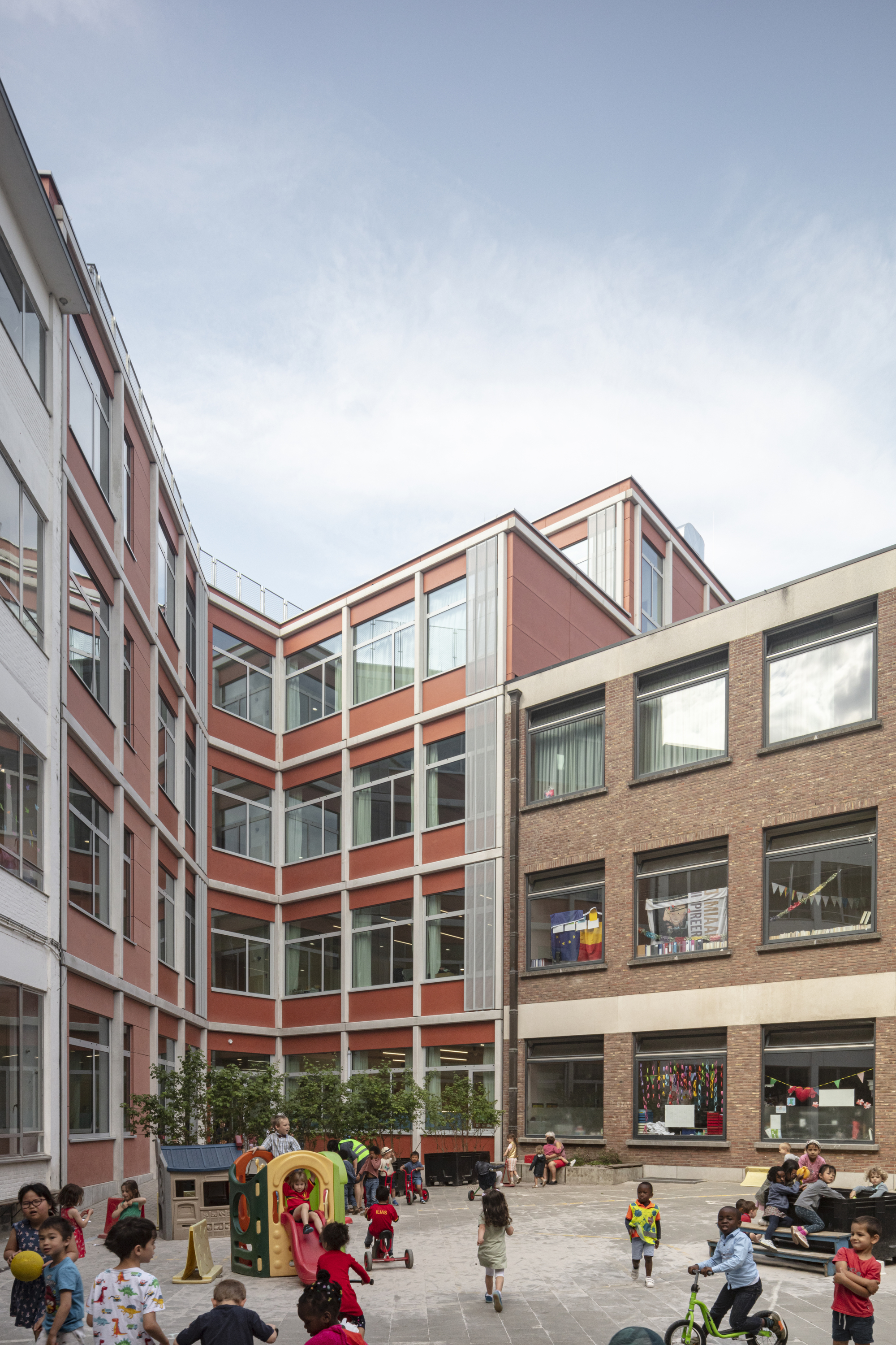 Paridaens 学校校园扩建丨比利时丨LAVA Architecten-18