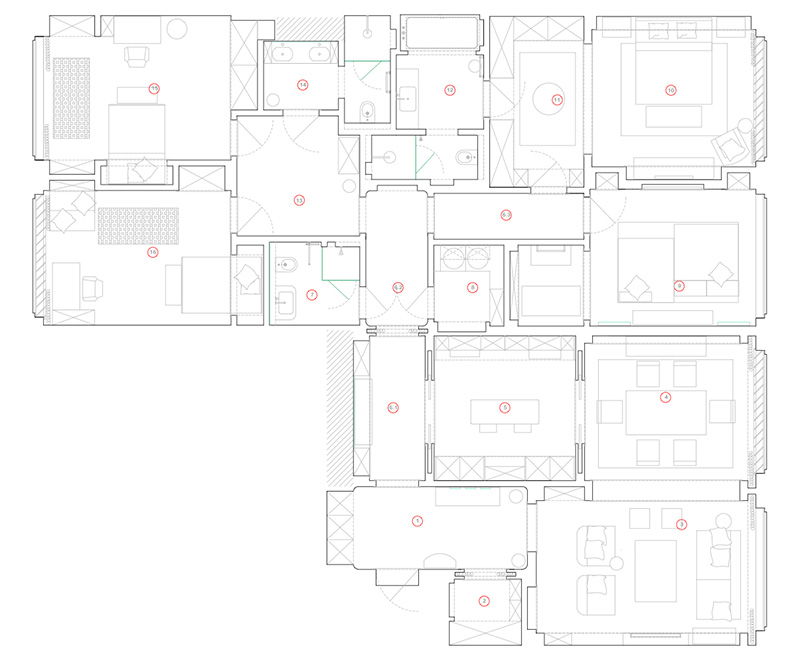 莫斯科公寓 | 与植物园为邻的绿色仙境-24