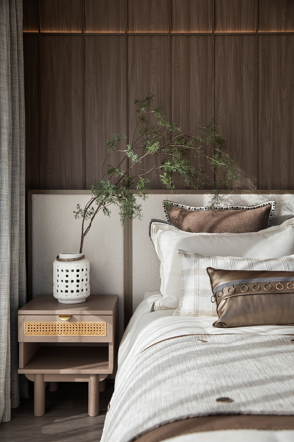 万宁·万华万岭麓湾上叠别墅样板间丨中国万宁丨深圳市盘石室内设计有限公司,万华室内设计中心-18