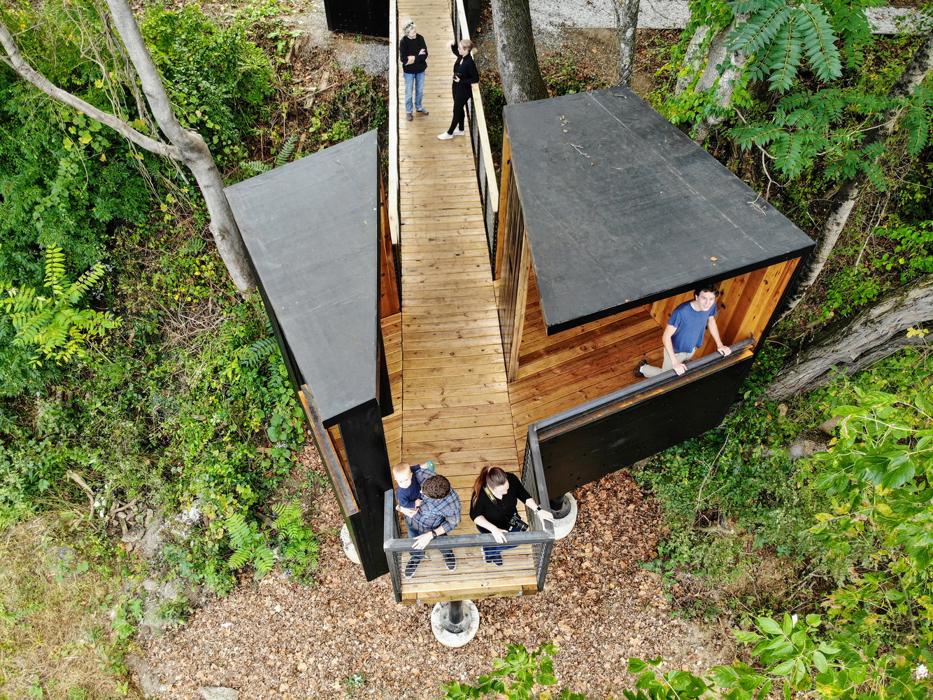 新河火车观察塔丨美国丨弗吉尼亚理工大学-41