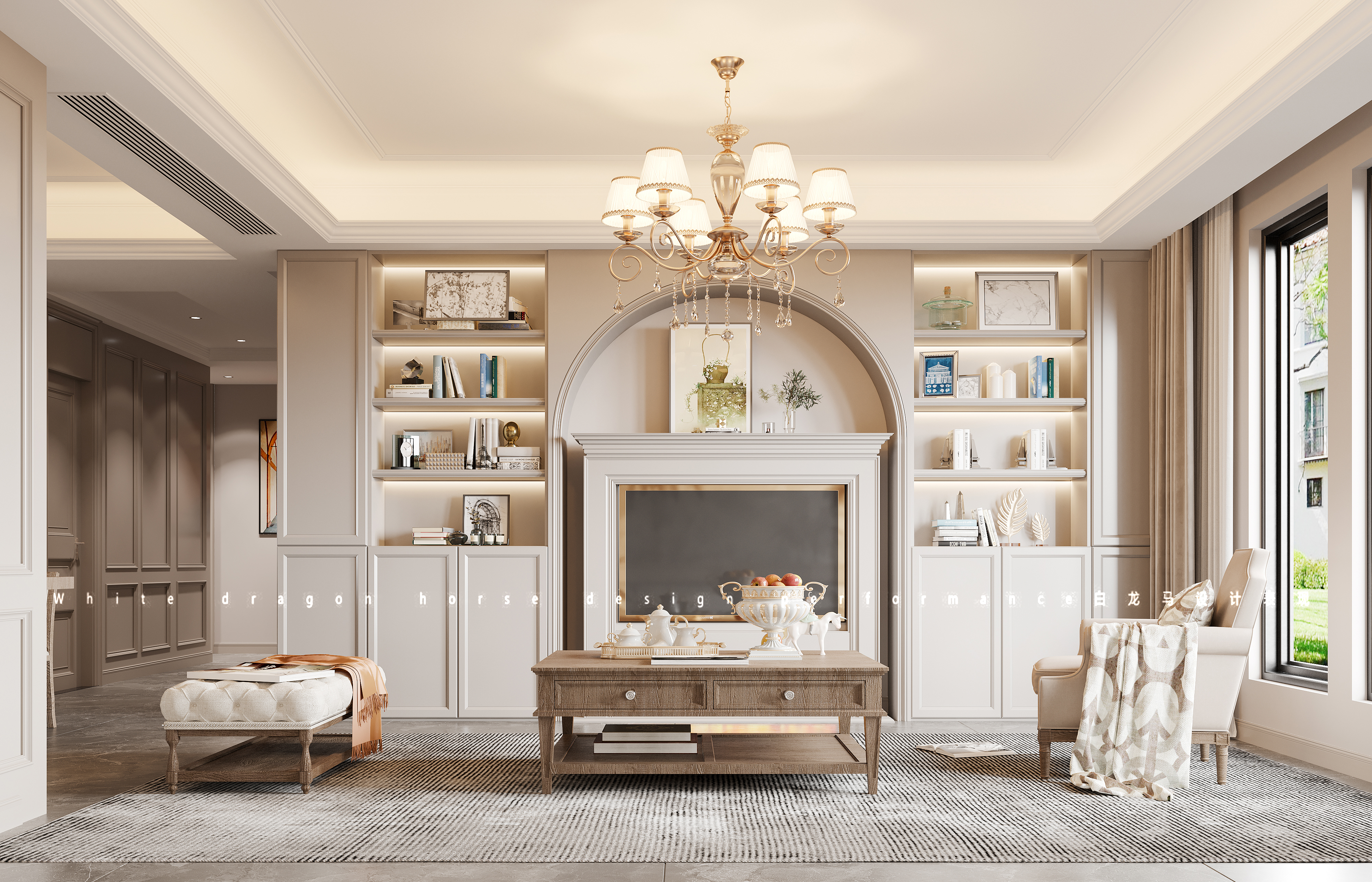 轻美式-白龙马效果图-0