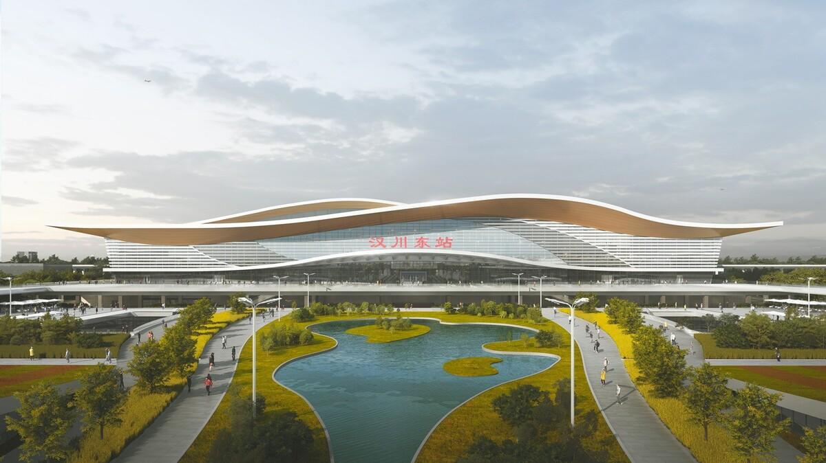 新建沪渝蓉高铁武宜段·汉川东站丨中国湖北丨中南建筑设计院股份有限公司-14