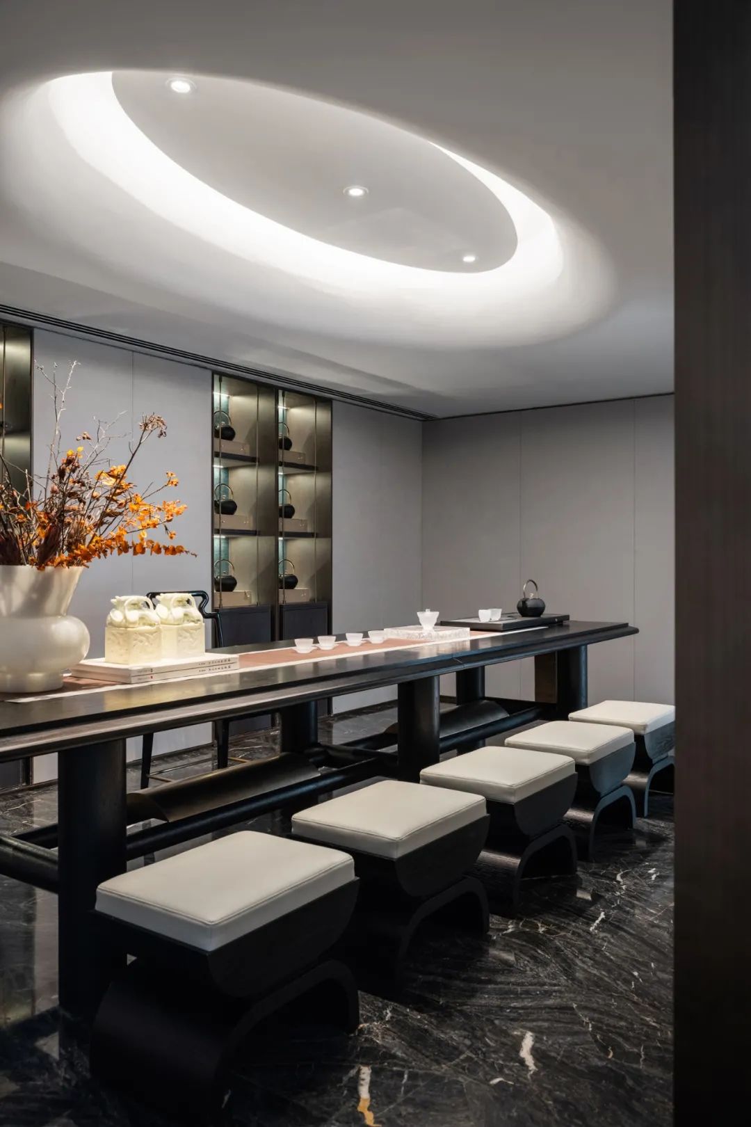 金成·大唐销售中心 | 东方礼制五进归家，现代人文美学之作-119