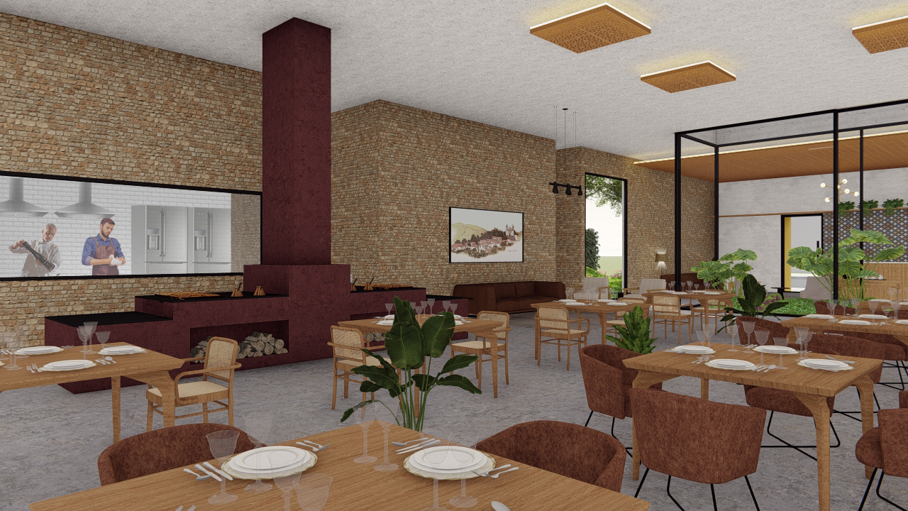 Renders Restaurante Mineiro | Conforto Ambiental III-4
