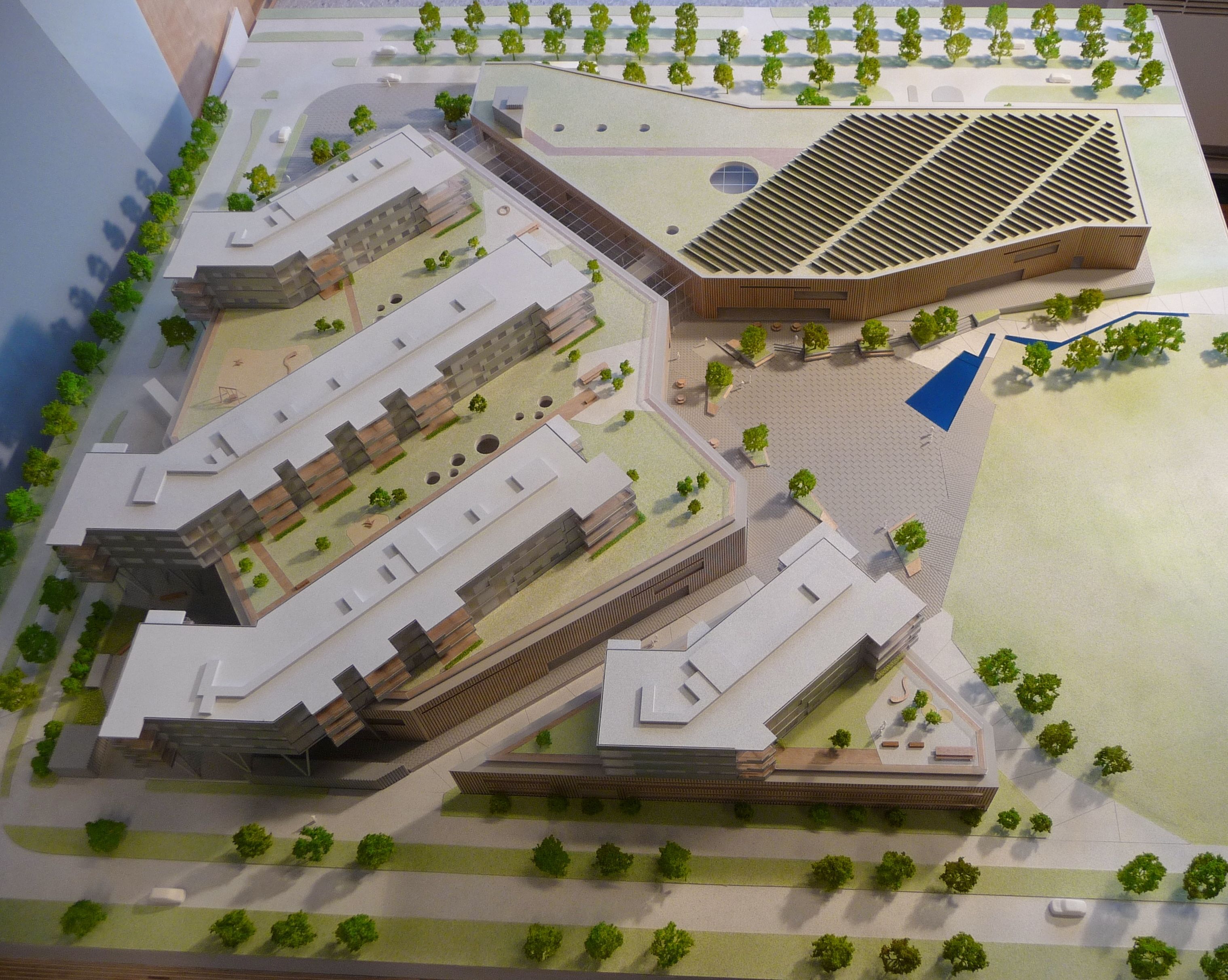 挪威 Fornebu S 环保购物住宅中心-52