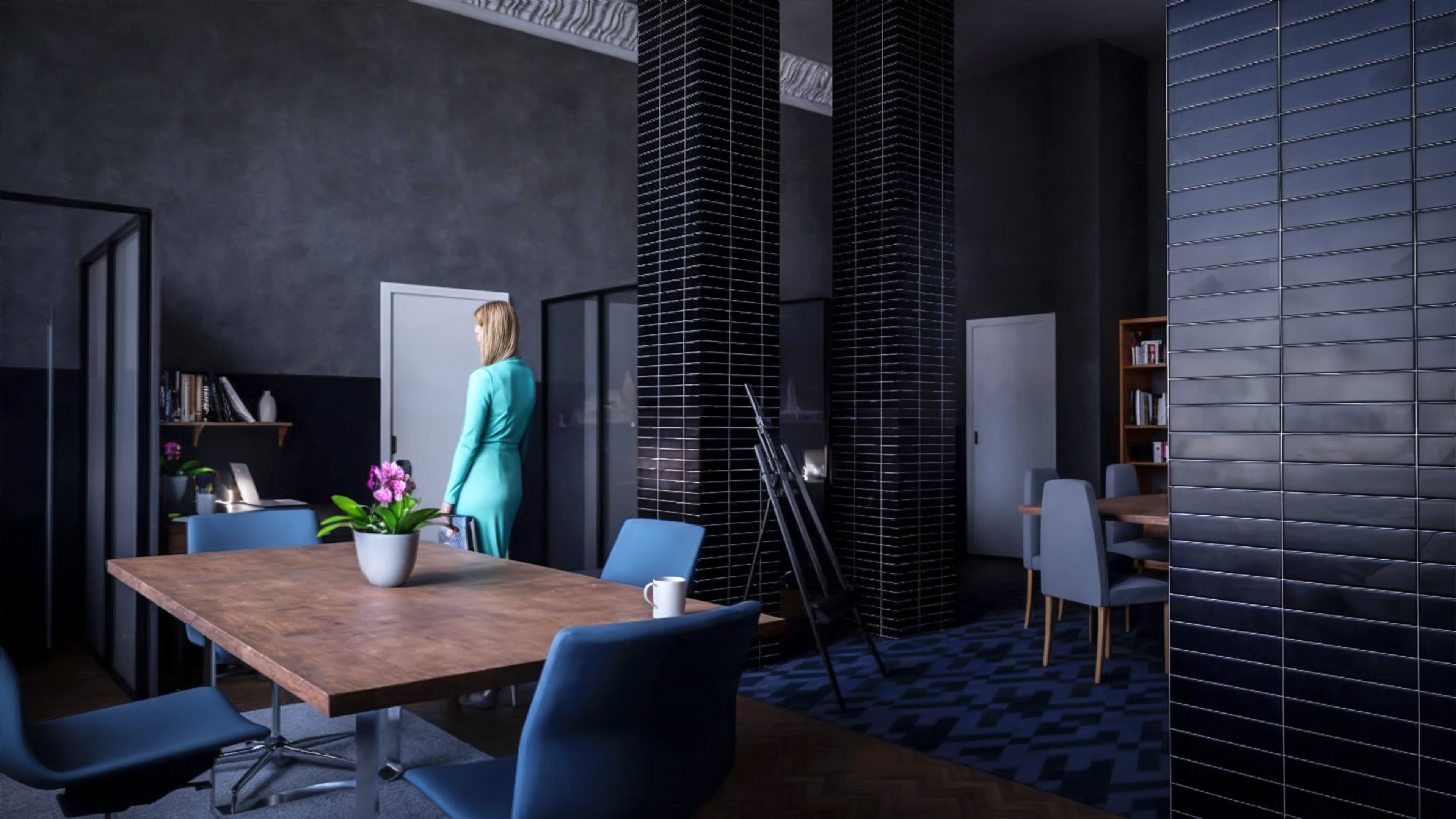 俄罗斯伏尔加斯基的共享办公空间设计-2