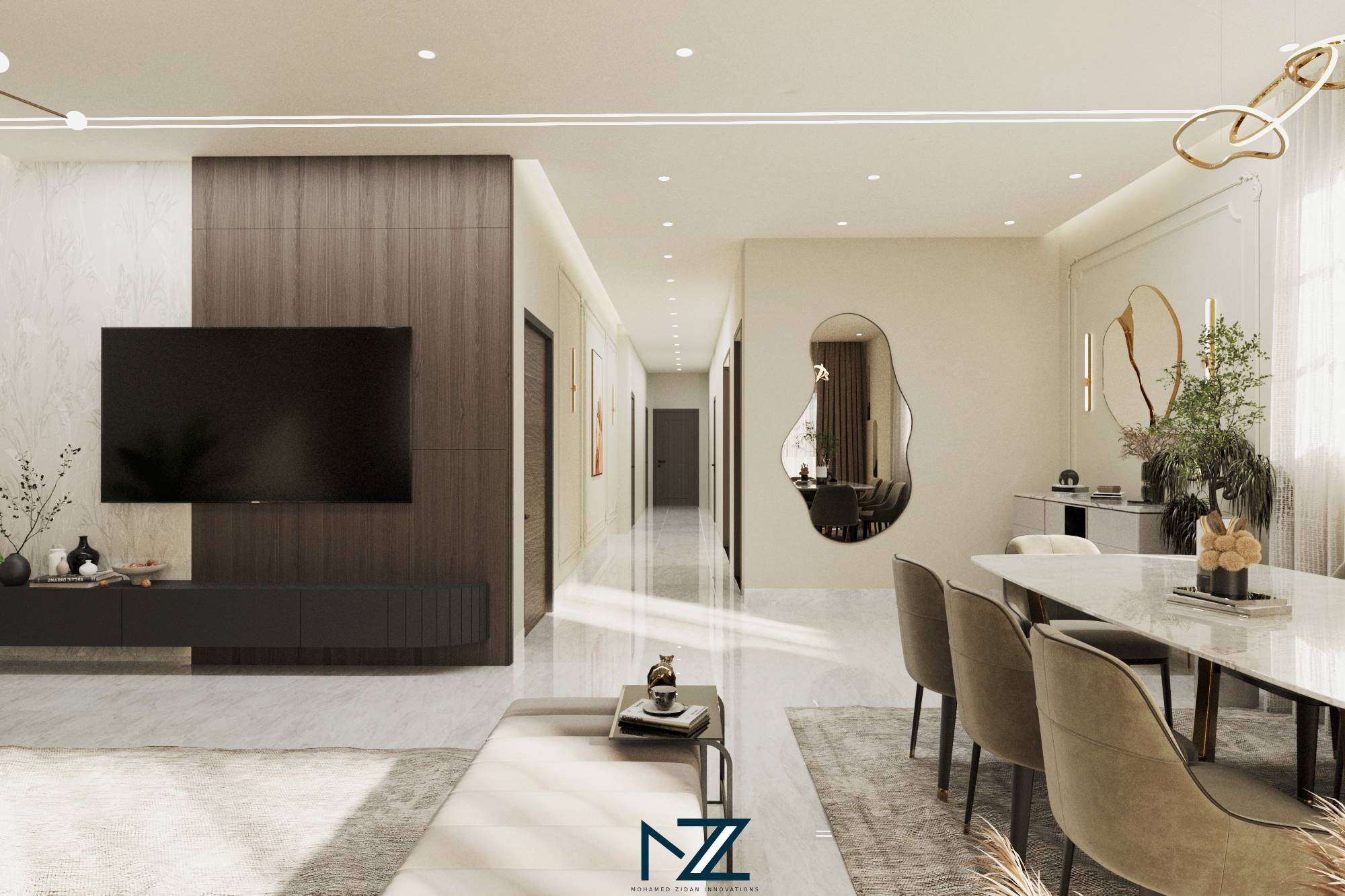 reception design with shop drawings-0