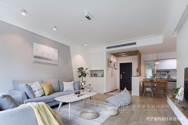 38万元三居100平米装修案例·【尺子室内设计】春日丨中国深圳丨深圳市尺子艺术设计有限公司-21