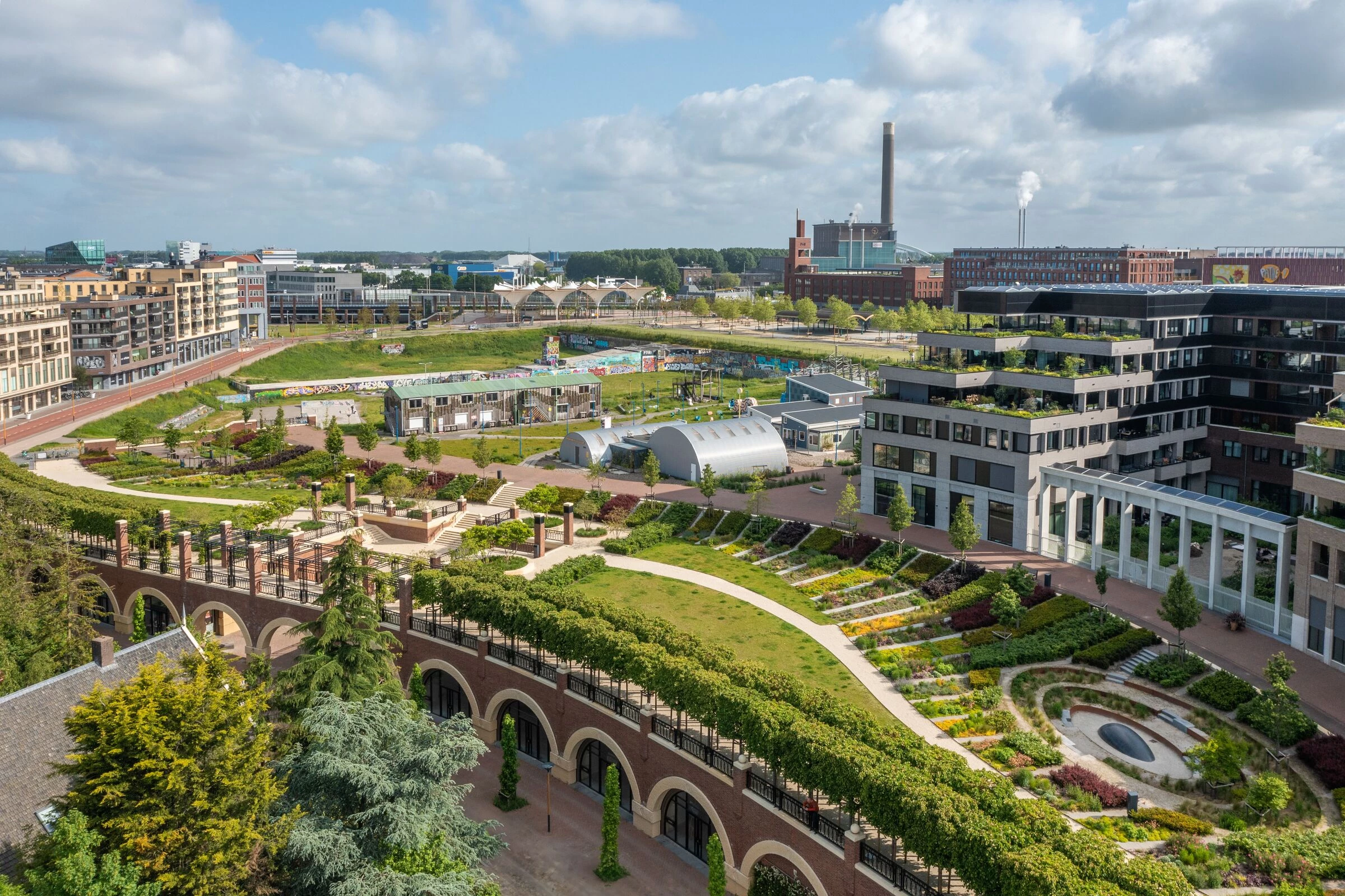 Plantsoen Hof van Boedapest 公园丨荷兰-5